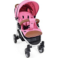 Детская прогулочная коляска Nuovita Corso (Rosa/Argento  Розовый
						
					) — Фото