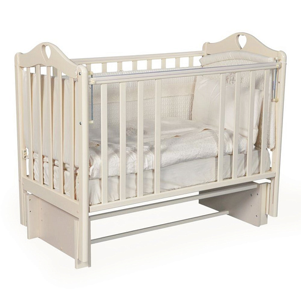 Детская кроватка Антел Каролина 3/5, универсальный маятник фото 2