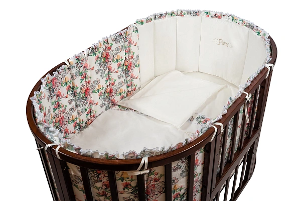 Комплект постельного белья Nuovita Fiori для кровати-трансформера Nido Magia (6 предметов) фото 10