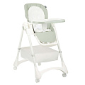 Детский стульчик для кормления Indigo Twist (Зеленый/Серый
						
					) — Фото