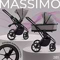 Детская коляска Sweet Baby Massimo 2 в 1 (Grey
						
					) — Фото
