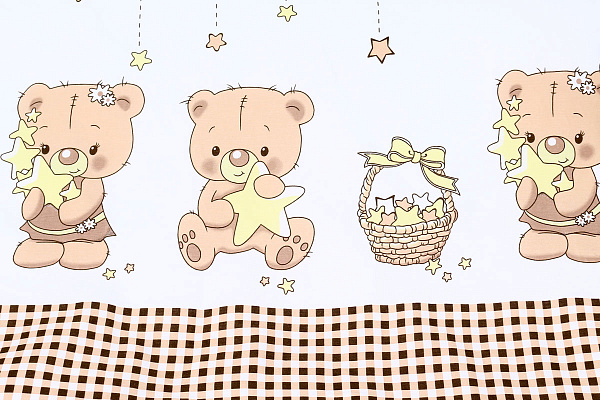 Комплект постели в кроватку Топотушки Звездочеты, 6 предметов фото 9