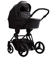 Детская коляска Bebetto Monti Pro 2 в 1 (01 Dark (черная кожа)
						
					) — Фото