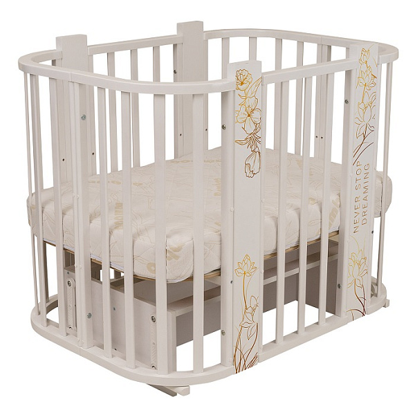 Детская кроватка-трансформер Indigo Green Line фото 4