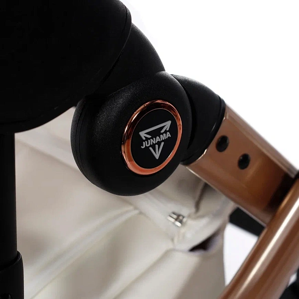 Детская коляска Junama Diamond Mirror Satin V2 3 в 1 на медной раме фото 8