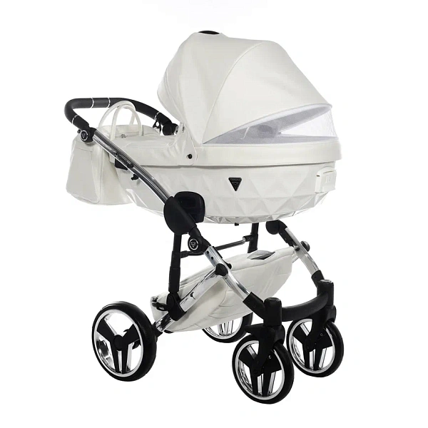 Детская коляска Junama Diamond Individual V2 3 в 1 на серебряной раме фото 3