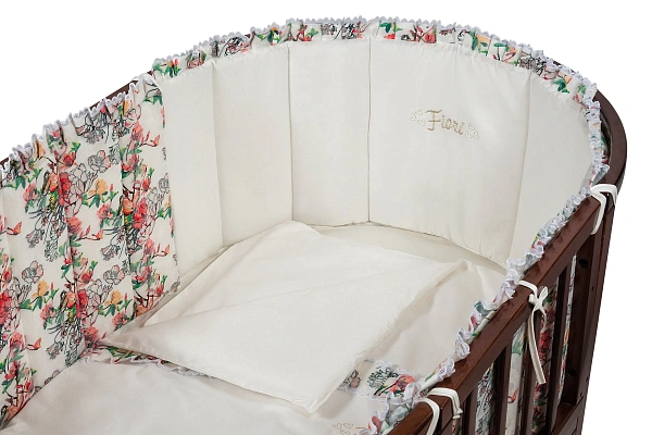 Комплект постельного белья Nuovita Fiori для кровати-трансформера Nido Magia (6 предметов) фото 11