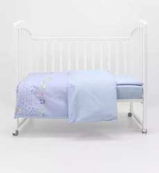 Комплект постели в кроватку Топотушки Детский мир, 3 предмета