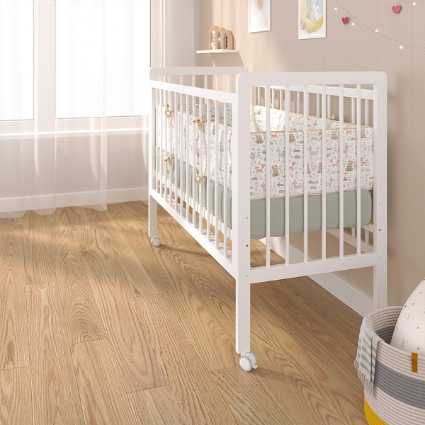 Детская кроватка Pituso Tiny, автостенка/колесо фото 9