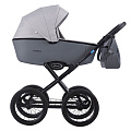 Детская коляска Aroteam Moreno SL 2 в 1 (08 светло-серый+серо-голубая кожа
						
					) — Фото