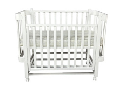 Детская кроватка Кедр Adele 2, колесо/маятник