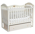 Детская кроватка Антел Anita 9, универсальный маятник (Слоновая кость
						
					) — Фото