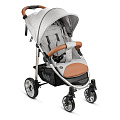 Детская прогулочная коляска Nuovita Corso (Grigio/Argento Серый
						
					) — Фото