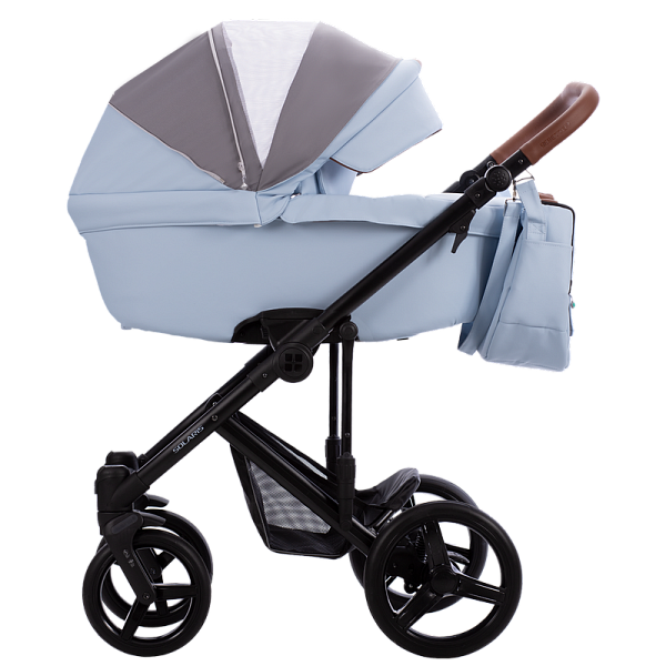 Детская коляска Bebetto Solaris Pro 3 в 1, 100% экокожа фото 3