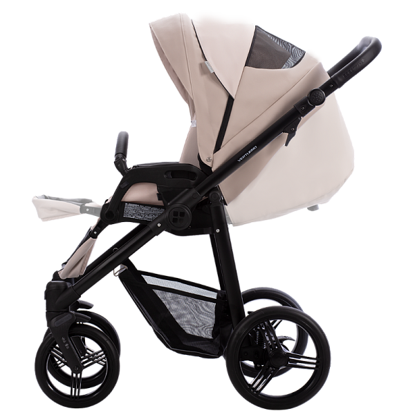 Детская коляска Bebetto Verturro Pro 3 в 1, 100% экокожа фото 1