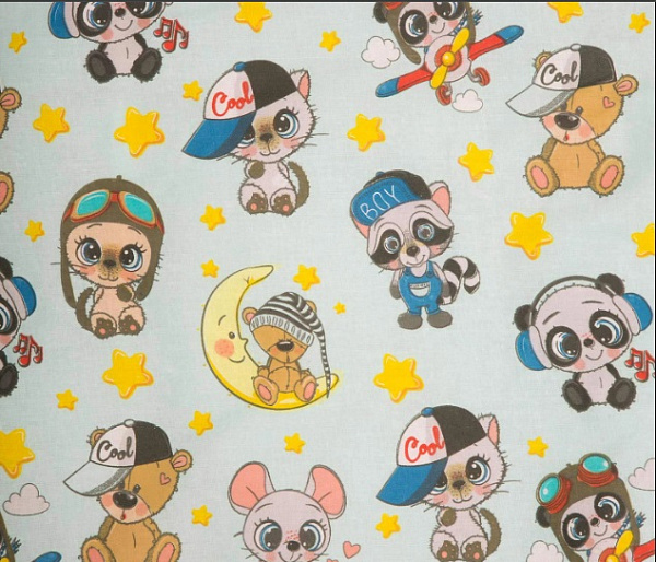 Комплект в кроватку Indigo Малыши (подушечки), 6 предметов фото 3