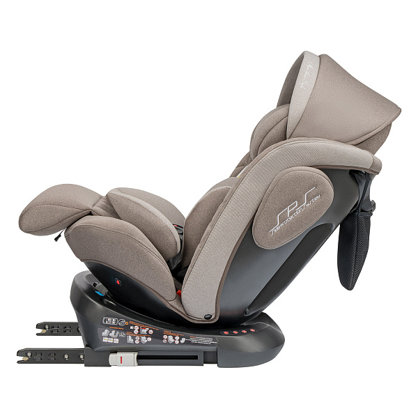 Детское автокресло Indigo Smart+ Isofix, капюшон, подножка фото 6