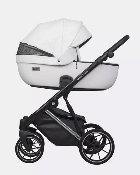 Детская коляска Riko Basic Montana Premium Silver 2 в 1 фото 3