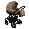 Детская коляска Tutis Nanni 3 в 1 (893221 Капучино + Кожа мокко
						
					) — Фото