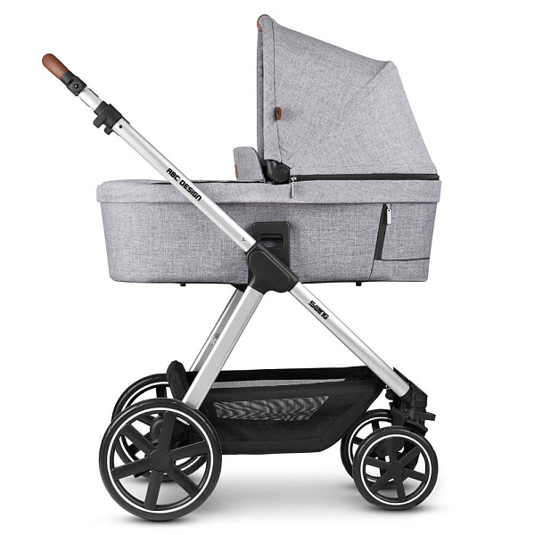 Детская коляска ABC-Design Swing 2023 2 в 1 на белой раме фото 1