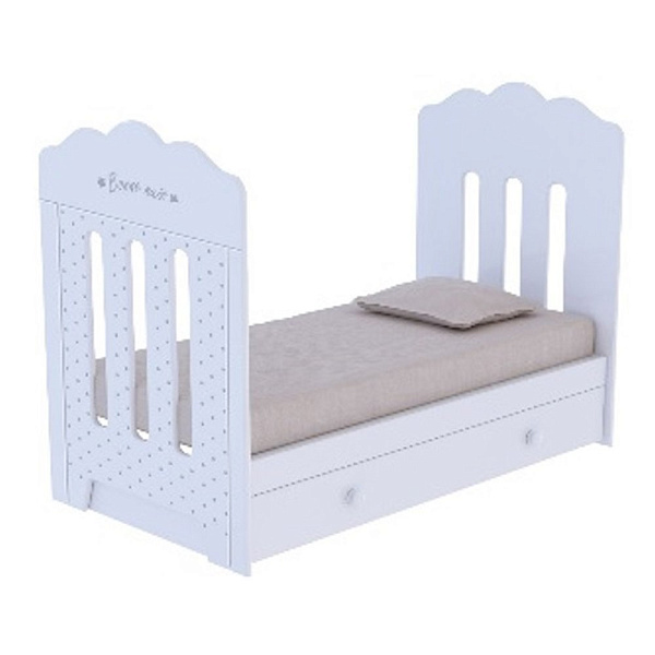 Детская кроватка ВДК Bonne, маятник/ящик фото 2