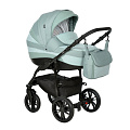 Детская коляска Indigo INDIGO 2021 2 в 1, ткань+экокожа (03 шалфей
						
					) — Фото