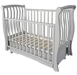 Детская кроватка Антел Luiza-3 c универсальным маятником, ящиком и колесами