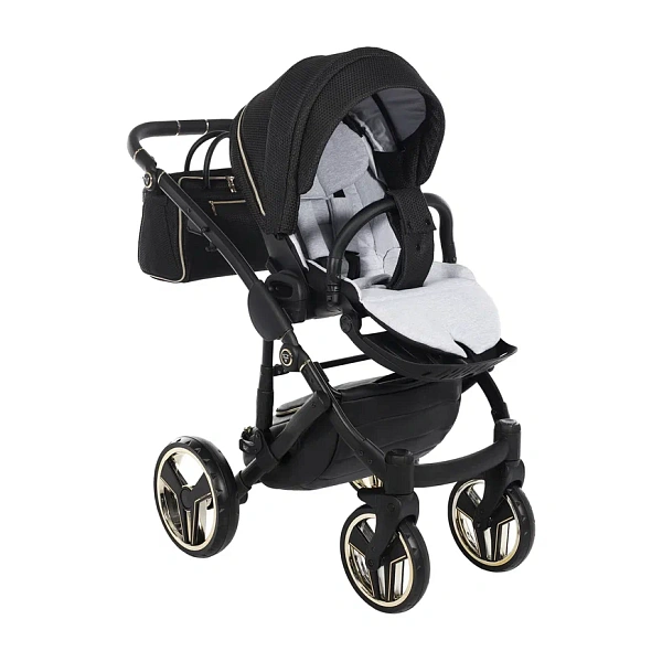 Детская коляска Junama Diamond Mirror V2 3 в 1 на черной раме фото 9