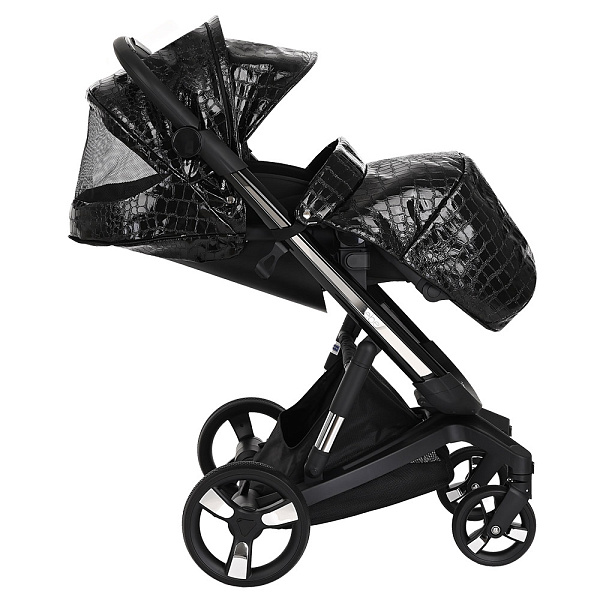 Детская коляска Ibebe I-Stop Leather Crocodile 2 в 1 фото 7
