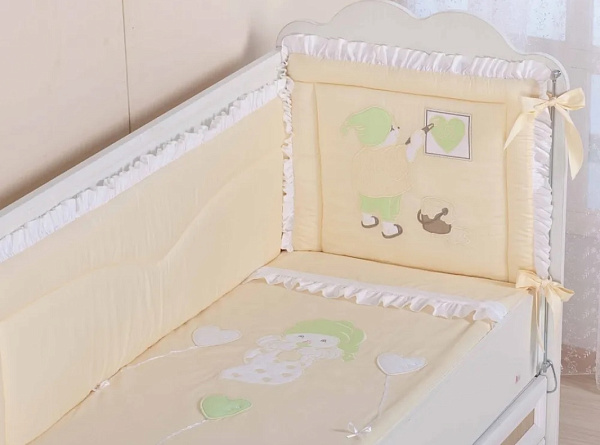 Комплект в кроватку Сдобина Художник, 7 предметов фото 1