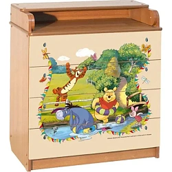 Пеленальный комод Disney КДП Медвежонок Винни 80 x 90