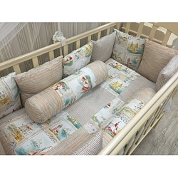 Комплект в кроватку GulSara Ялта 7 пр. (арт 43)