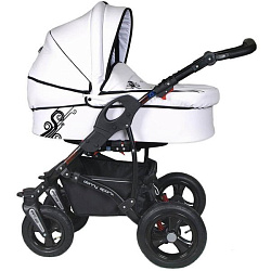 Детская коляска Danny Sport 2 в 1 Prestige Leather из эко-кожи