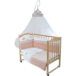 Комплект в кроватку с держателем GulSara 7 пр., бязь (арт 320)