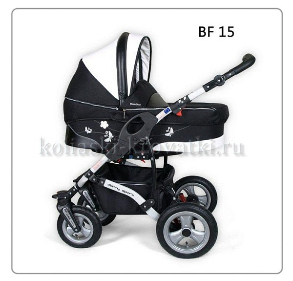 Коляска Danny Sport 2 в 1 Butterfly из эко-кожи фото 8